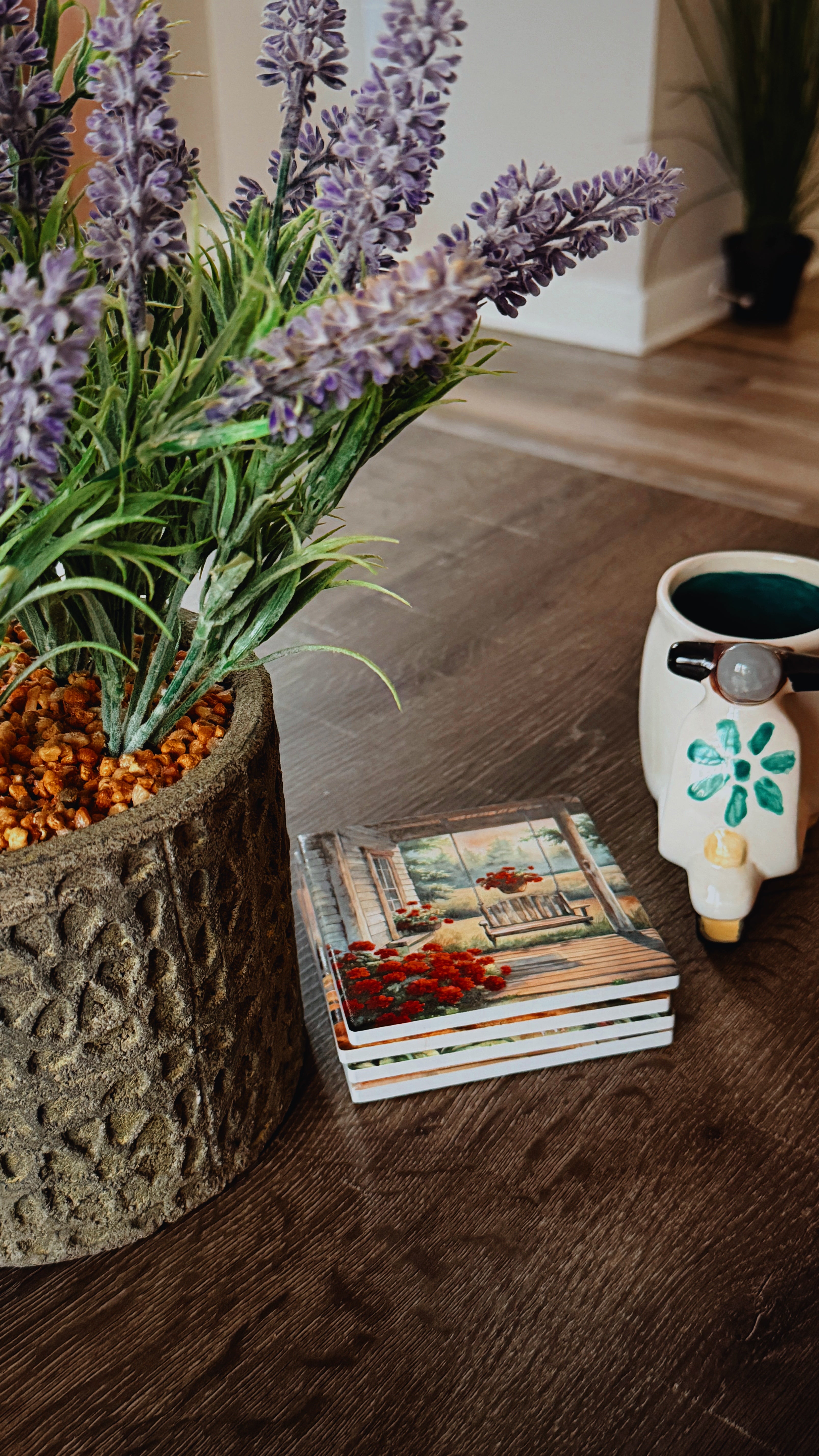 The cozy barn 4 pack coasters